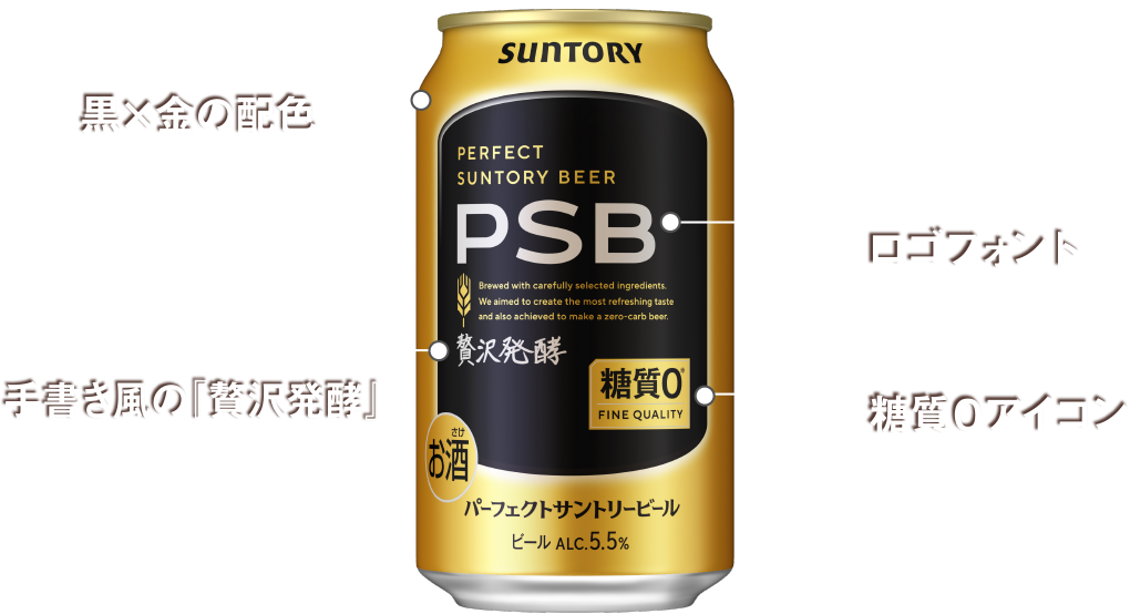 Perfect Suntory Beer PSB can